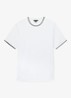 Ainsley T-shirt met gestreept detail - White / Wit