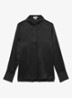 Ameira blouse van zijde - Zwart