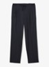 Arden regular fit pantalon met steekzakken - Donkerblauw