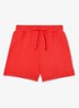 Bea high waist straight fit korte broek met steekzakken - Koraal