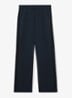 Bella wide fit joggingbroek met steekzakken - Blauw