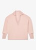 Bernie pullover met V-hals - Lichtroze