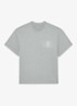 CLEMENT Monogram-Print Pigment-Dyed Relaxed T-Shirt - Blauw