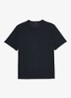 Cole T-shirt met structuur - Navy / Blauw