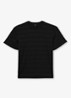 Cox T-shirt met structuur - Black / Zwart