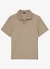 DOVER polo met structuur - Beige