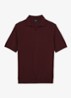 Duchie regular fit polo van merino wol - Rood
