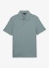 Earl regular fit polo van katoen - Steel Blue / Blauw