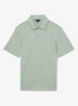 Earl slim fit polo met stretch - Groen