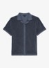 Eden overhemd van badstof - Airforce Blue / Blauw