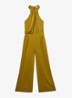 Finley wide leg jumpsuit met geplooid detail - Groen