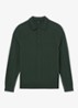Greyson pullover in merino wolblend - Donkergroen
