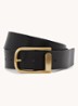 Iyla riem van leer - Black / Zwart