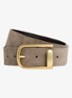 Iyla riem van leer - Donkerbeige
