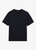 Jack T-shirt met structuur en ronde hals - Donkerblauw