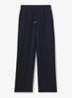 Jemma high waist straight fit joggingbroek met steekzakken - Blauw