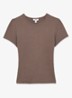Jolie T-shirt met stretch - Zand
