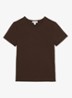 Jolie T-shirt met stretch - Donkerbruin