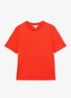 Josie T-shirt met ronde hals - Rood