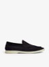 Kason loafers van suède - Navy / Blauw