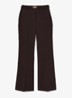 Leona high waist flared fit pantalon - Aubergine