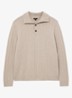 Littleton ribgebreide trui van wol - Oatmeal / Beige