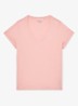Luna T-shirt met V-hals - Oudroze