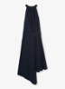 Maeve midi jurk met gedrapeerd detail - Blauw