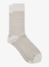 Mario sokken met streepprint - Beige