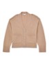 Maya fijngebreid vest in kasjmierblend met steekzakken - Beige