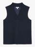 Miley top met V-hals - Blauw