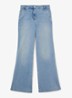 Petite Addie high waist wide leg jeans met steekzakken - Lichtblauw