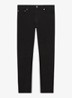 Picton slim fit jeans met steekzakken - Zwart
