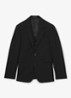 Promise slim fit colbert in wolblend - Zwart