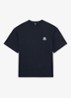 Rainer T-shirt met borduring - Donkerblauw