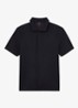 Reed regular fit polo met wafelstructuur - Navy / Blauw