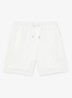 Renly straight fit korte joggingbroek met wafelstructuur - White / Wit