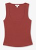 Riva tanktop met stretch - Rood