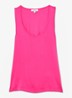 Ruby top van zijde - Roze