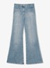Sakura high waist flared jeans - Lichtblauw