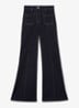 Sakura high waist flared jeans - Staalblauw