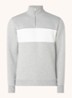 Sebastian pullover met col en halve rits - null