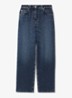 SELIN Mid-Rise Straight-Leg Jeans - Blauw