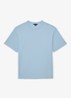 TATE Cotton Pigment-Dyed Relaxed-Fit T-Shirt - Lichtblauw