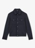 Thom regular fit overshirt met borstzak - Navy / Blauw