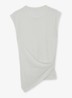 Tia top met gedrapeerd detail - Wit