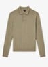 Trafford regular fit polo van merino wol - Lichtgroen