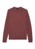 Wessex sweater van merino wol - Oudroze