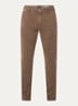 Benni slim fit broek met steekzakken - Lichtbruin