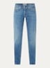 Grover slim fit jeans met medium wassing - Blauwgrijs